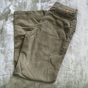 Green Corduroy YSL Pants